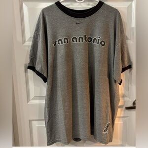XL Nike Team San Antonio Spurs Ringer T-Shirt
